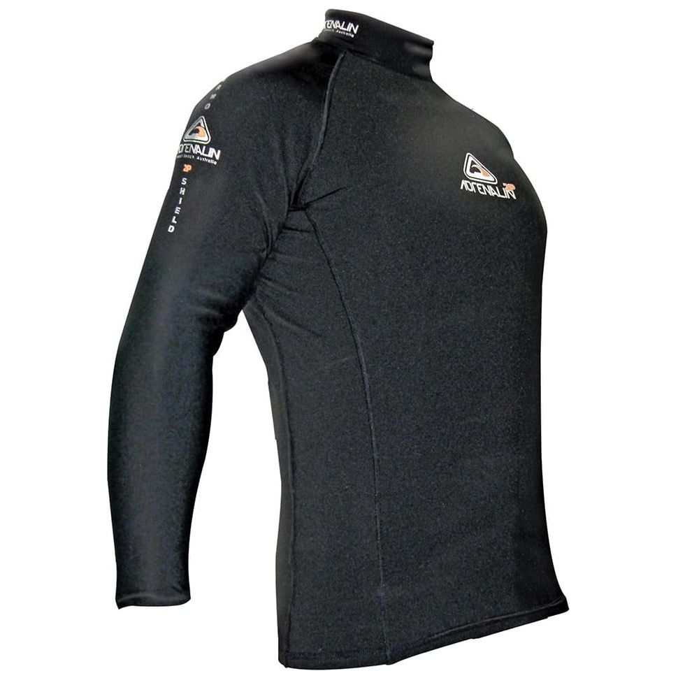 Adrenalin MULTI-ITEM 421616 ~ 2P THERMAL RASHTOP LONG SLEEVE BLACK New zealand nz vaughan